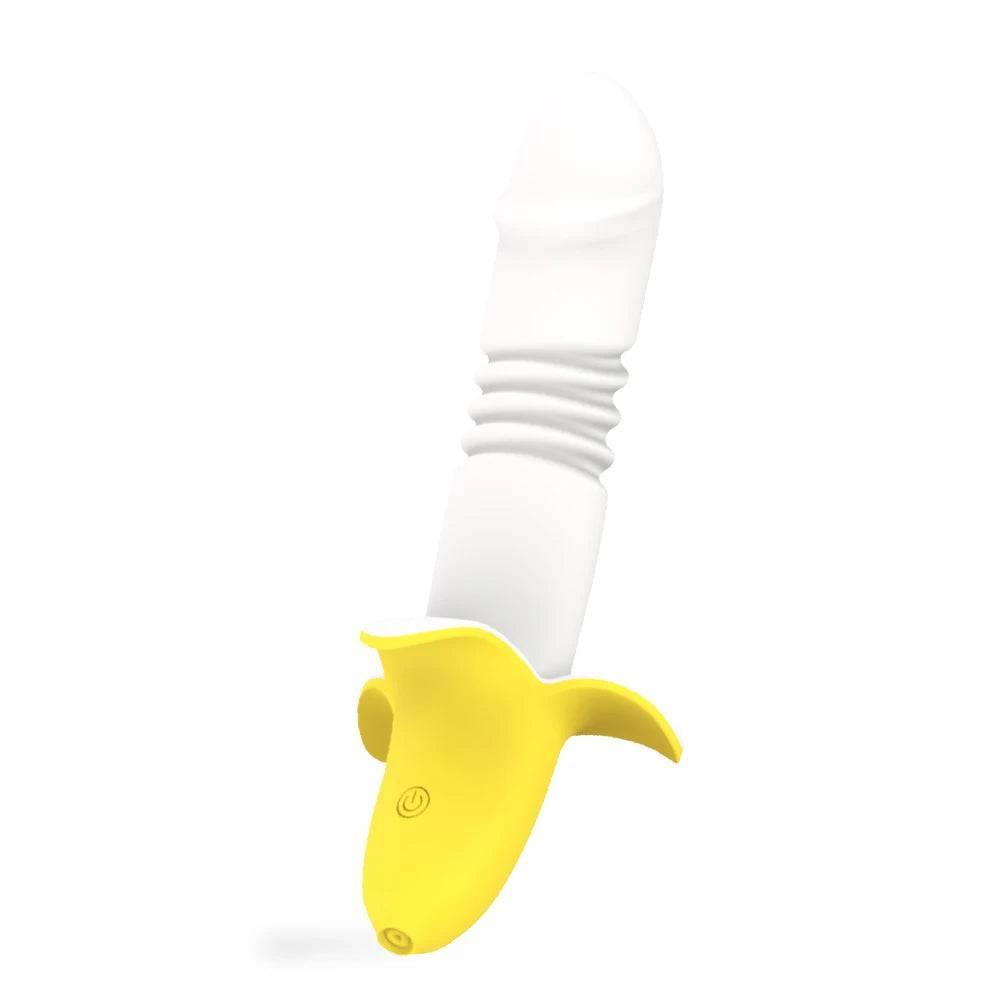 Powerful Telescopic Banana G-Spot Vibrator – Clitoral & Vaginal Massager for Women - Passion Pulse Adult