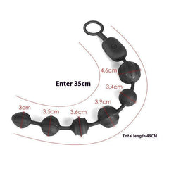 Unique Shape Beaded Anal Plug - Passion Pulse Adult