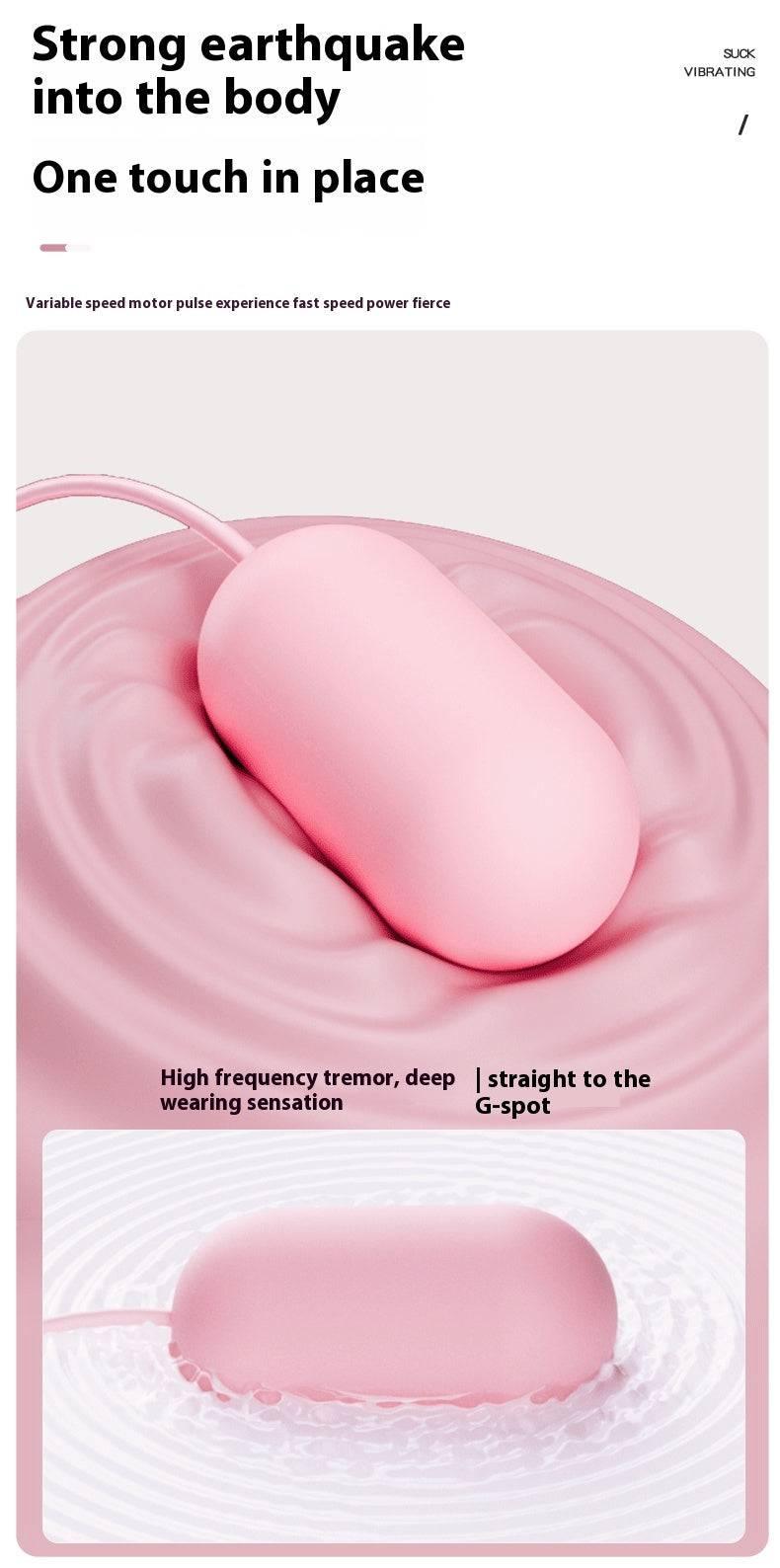 Tongue Sucking Remote Control Vibrator - Passion Pulse Adult