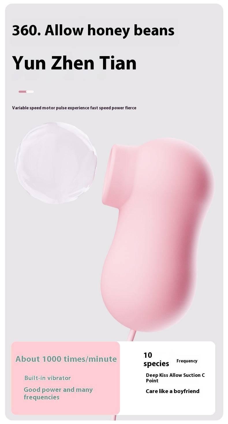 Tongue Sucking Remote Control Vibrator - Passion Pulse Adult