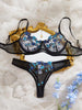 Conjunto de ropa interior de encaje ultrafino