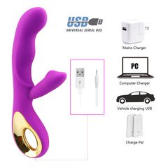 Vibrador de conejo para el punto G con 10 velocidades