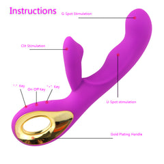 Vibrador de conejo para el punto G con 10 velocidades
