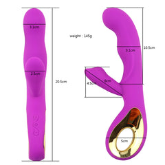 Vibrador de conejo para el punto G con 10 velocidades