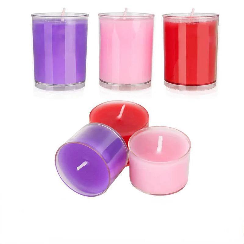 Low-Temperature Drip Wax Massage Candle – Sensual BDSM Erotic Play Candle for Couples - Passion Pulse Adult