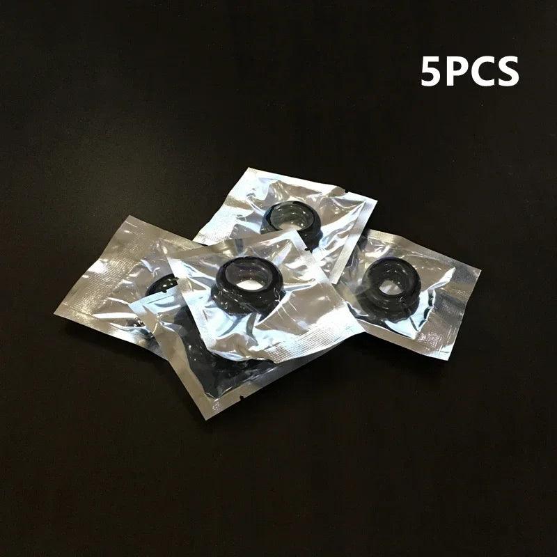 10/5Pcs Silicone Penis Ring Set – Ejaculation Delay & Enlargement for Men - Passion Pulse Adult