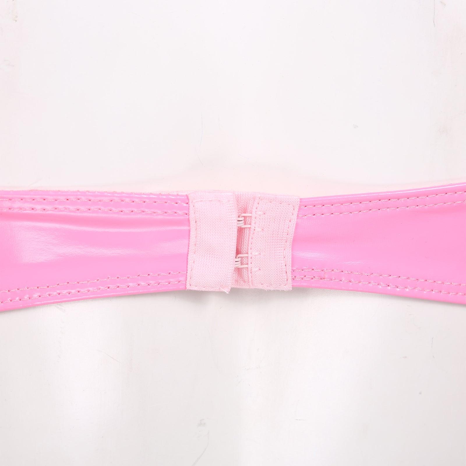 Wet Look Patent Leather Bralette | Sexy Clubwear - Passion Pulse Adult