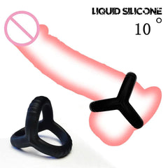 Silicone Penis Ring – Reusable Cock Ring for Enlargement & Delay - Passion Pulse Adult