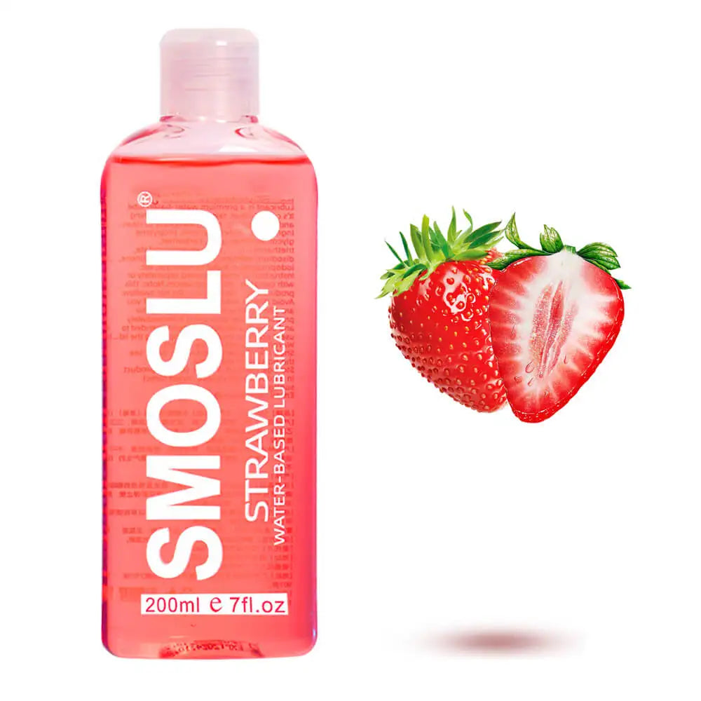 Lubricante a base de agua con sabor a frutas SMOSLU, 10 sabores