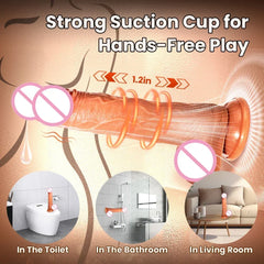 Vibrator Wireless Remote Control Heated Dildo Female Vaginal Masturbator G-spot Anal Massager Sex Toys for Women - Passion Pulse Adult