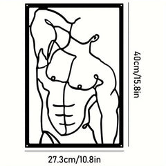 Abstract Line Metal Wall Art – Stylish Home Décor Choice - Passion Pulse Adult