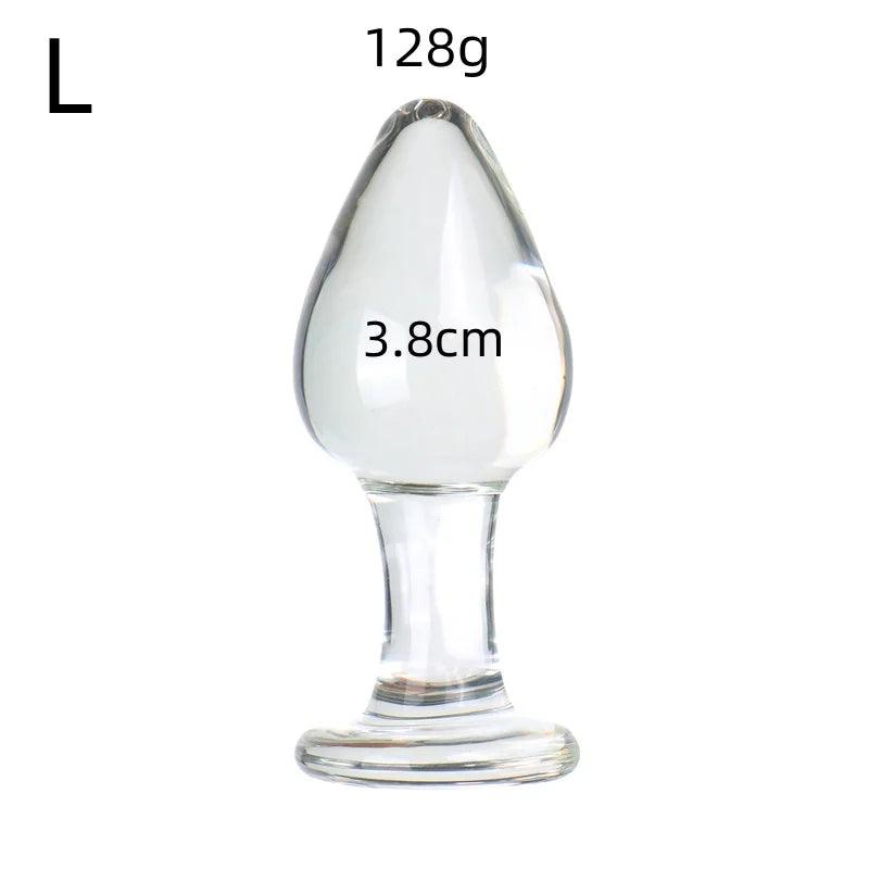 VaHppy Diamond Glass Anal Plugs – Elegant & Body-Safe for Beginners and Beyond - Passion Pulse Adult