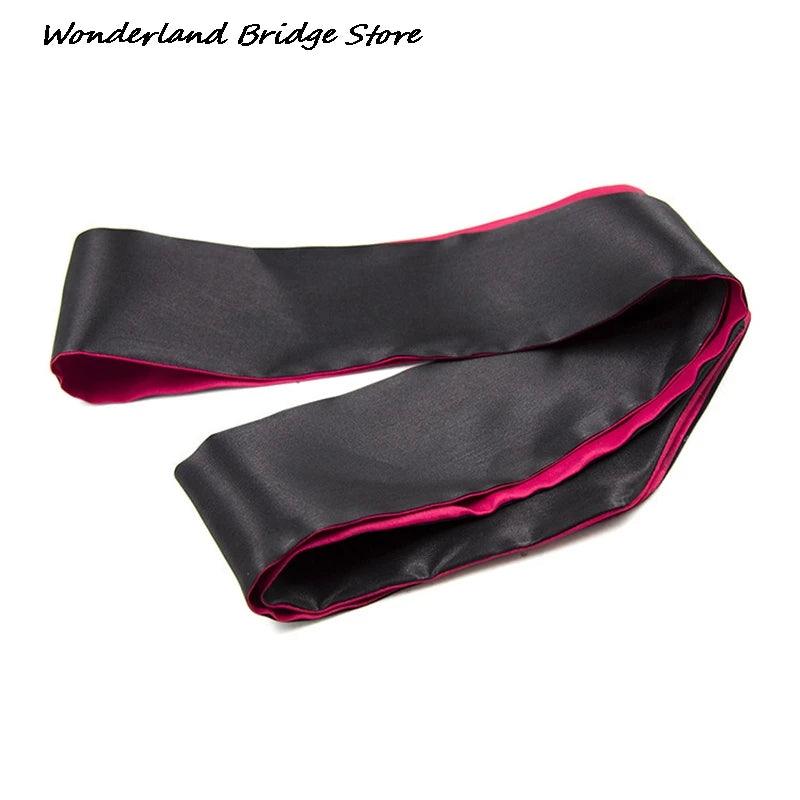 Luxury Satin Blindfold for Couples – Soft Eye Mask for Cosplay, Romantic Games, and Relaxation - Passion Pulse Adult