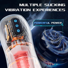 Automatic Sucking Male Masturbator – Heated Vibration Blowjob Machine for Men - Passion Pulse Adult