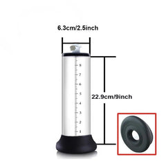 Acrylic Manual Penis Pump – Vacuum Enlarger & Extender for Men - Passion Pulse Adult