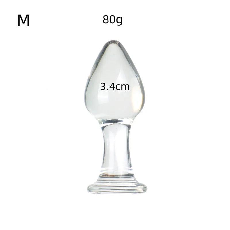 VaHppy Diamond Glass Anal Plugs – Elegant & Body-Safe for Beginners and Beyond - Passion Pulse Adult