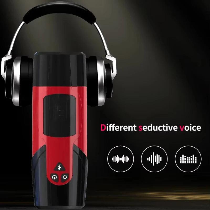 Hannibal Automatic Male Masturbator II - 7-Hands-Free Automatic Thrusting & Rotating Male Masturbator – Visual Piston Cup with Realistic Vagina Design - Passion Pulse Adult