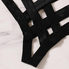 Sexy Mesh Hollow Out Bra and Brief Set – Seamless, Underwire Design with Front Closure and Applique Decoration - Passion Pulse Adult