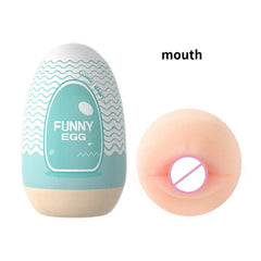 Mini Portable Masturbation Egg – Soft Beginner Penis Massager for Men - Passion Pulse Adult