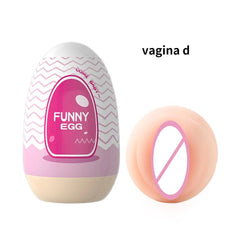 Mini Portable Masturbation Egg – Soft Beginner Penis Massager for Men - Passion Pulse Adult