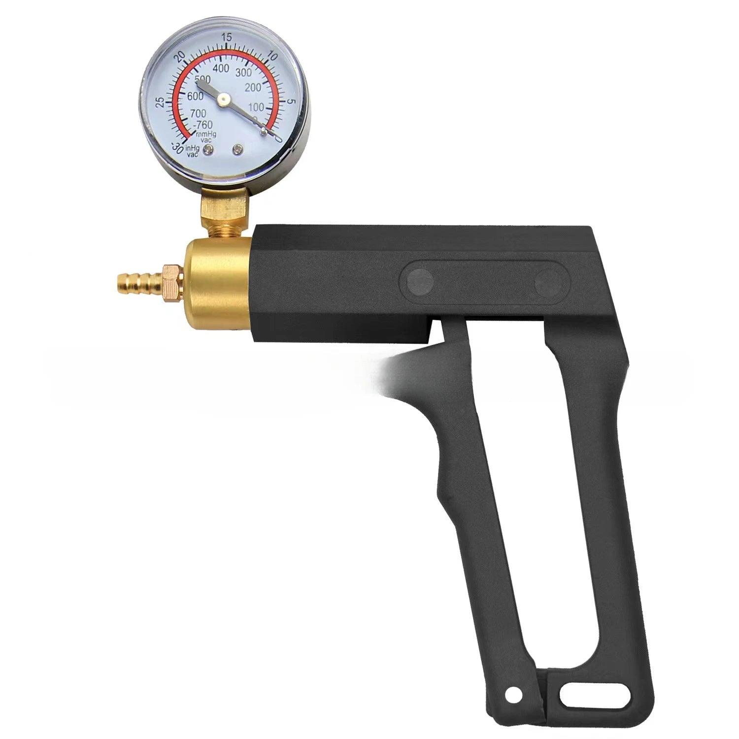 Electric Vacuum Pump with Manual Handle – Penis & Anal Pump with Pressure Gauge - Passion Pulse Adult