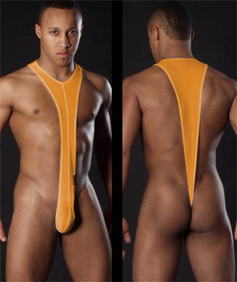 Man's Erotic Sexy Strap G-String – Low-Waist Mankini & SM Bodysuit for Men - Passion Pulse Adult