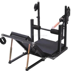 BDSM Adjustable Split-Leg Chair with Restraints – Carbon Steel Bondage Furniture for Couples Roleplay and Fetish Play - Passion Pulse Adult