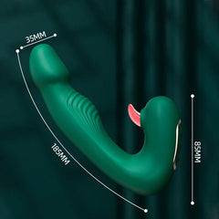 JIUAI 10-Mode Sucking & Vibration Stimulator - Passion Pulse Adult