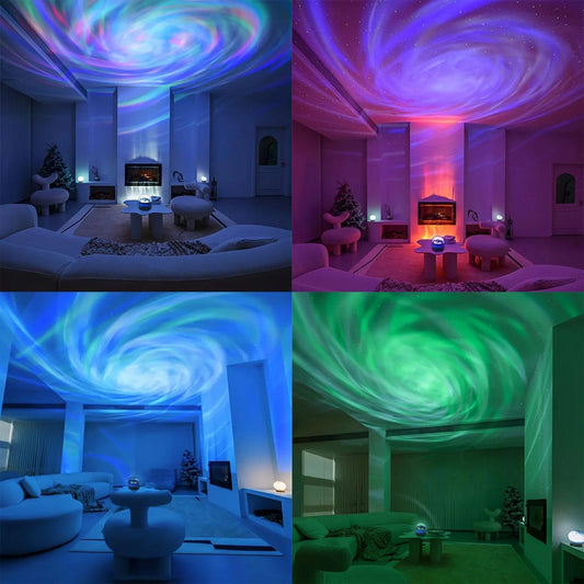 LED Galaxy Projector Night Light with Remote – USB Rechargeable Starry Sky Lamp, 7 Modes for Kids and Room Decor - Passion Pulse Adult