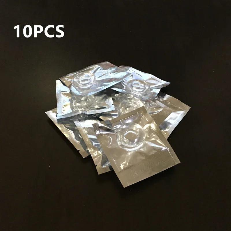 10/5Pcs Silicone Penis Ring Set – Ejaculation Delay & Enlargement for Men - Passion Pulse Adult