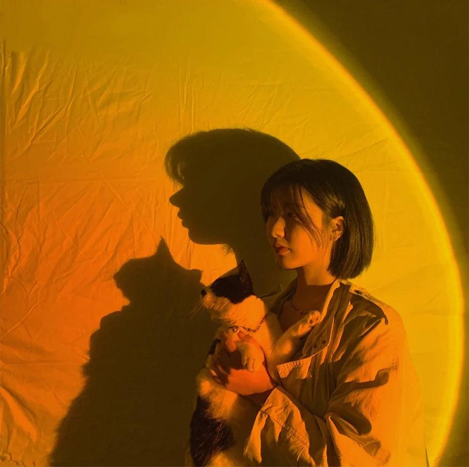 Mini USB Sunset Projector Light – Create Stunning Atmospheres - Passion Pulse Adult