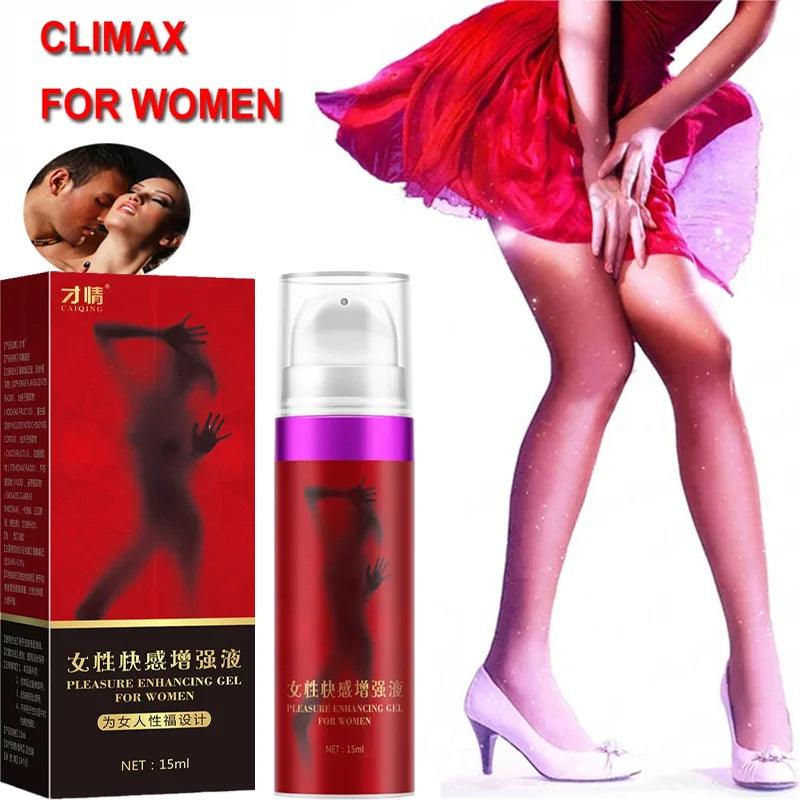 Female Orgasm Enhancing Gel – Libido Stimulator and Climax Intensifier, Tightening Aphrodisiac Oil, 15ml - Passion Pulse Adult
