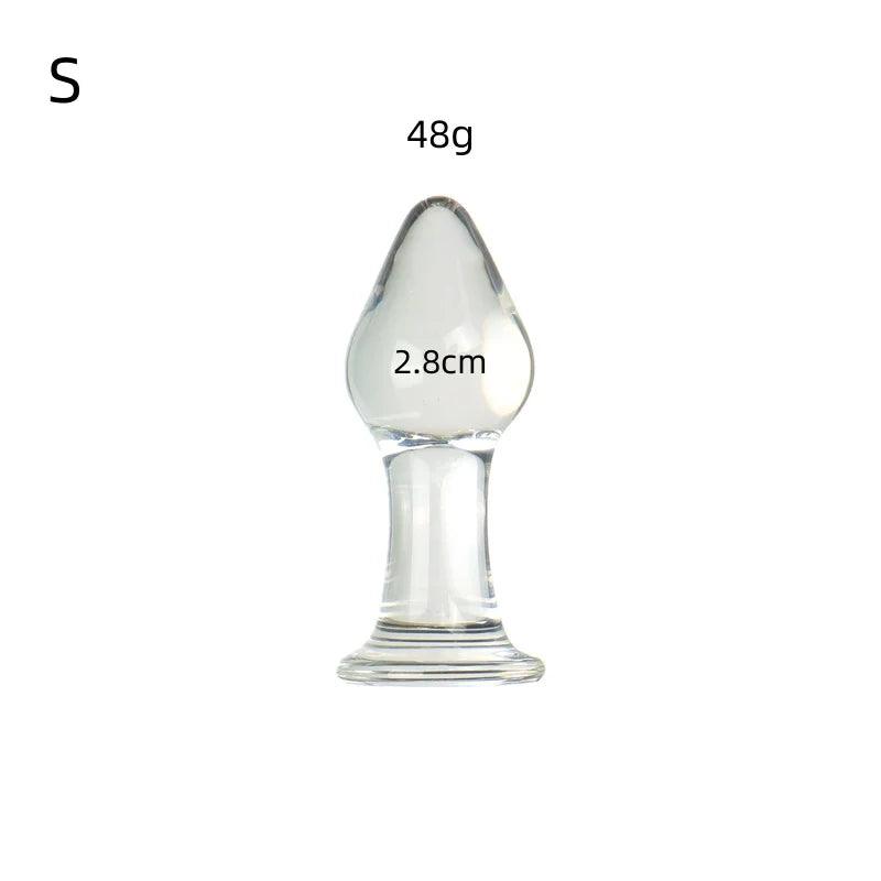 VaHppy Diamond Glass Anal Plugs – Elegant & Body-Safe for Beginners and Beyond - Passion Pulse Adult