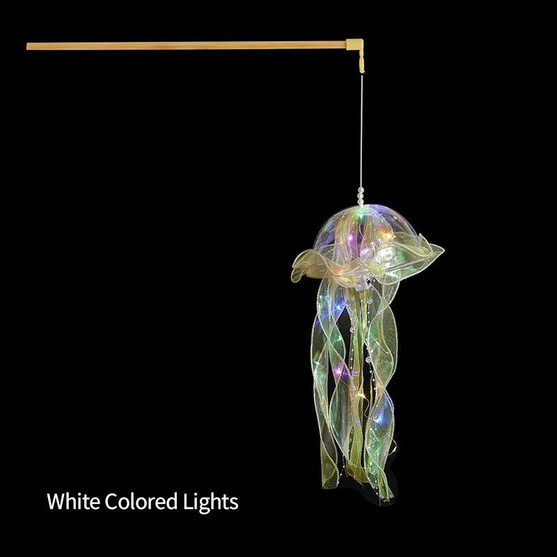 Jellyfish Night Light Lamp – Portable Flower Lamp for Home & Bedroom Decor - Passion Pulse Adult