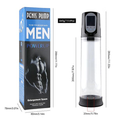 Hannibal LCD Electric Penis Pump – Enlargement Trainer & Male Masturbator - Passion Pulse Adult
