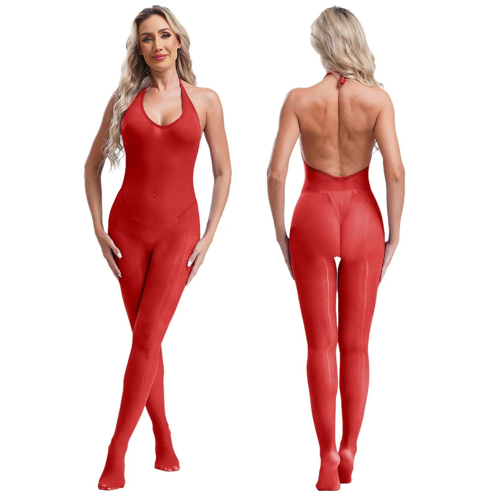 Women Ultra-Thin Tearable Body-stocking – See-Through Erotic Jumpsuit Catsuit - Passion Pulse Adult