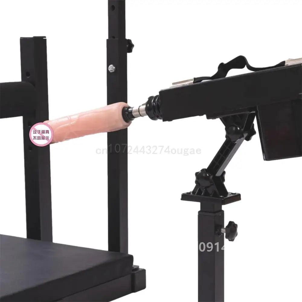 BDSM Adjustable Split-Leg Chair with Restraints – Carbon Steel Bondage Furniture for Couples Roleplay and Fetish Play - Passion Pulse Adult