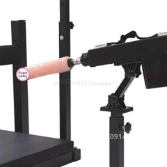 BDSM Adjustable Split-Leg Chair with Restraints – Carbon Steel Bondage Furniture for Couples Roleplay and Fetish Play - Passion Pulse Adult