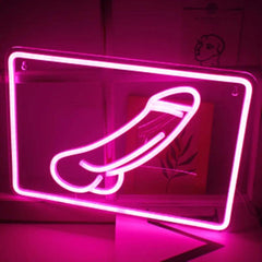 Ineonlife LED Sexy Man Neon Sign – Male Symbol Wall Decor for Bedroom & Anime Room - Passion Pulse Adult