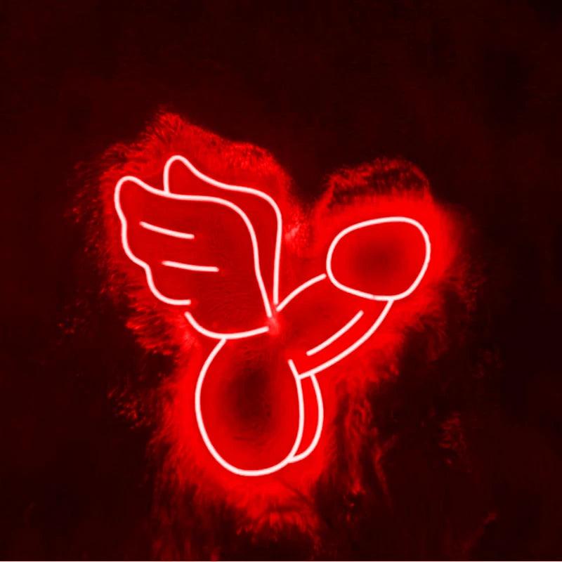 Ineonlife LED Sexy Man Neon Sign – Male Symbol Wall Decor for Bedroom & Anime Room - Passion Pulse Adult