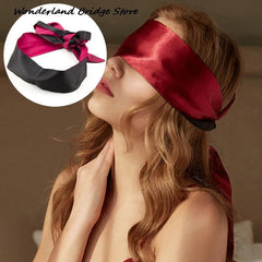 Luxury Satin Blindfold for Couples – Soft Eye Mask for Cosplay, Romantic Games, and Relaxation - Passion Pulse Adult