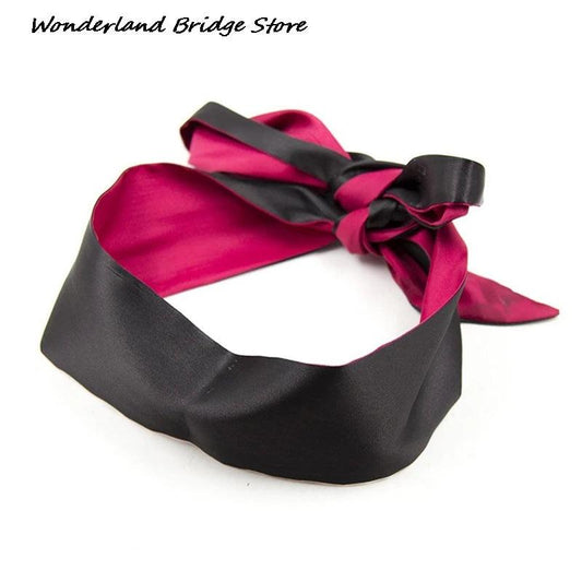Luxury Satin Blindfold for Couples – Soft Eye Mask for Cosplay, Romantic Games, and Relaxation - Passion Pulse Adult