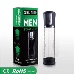 Automatic Electric Penis Vacuum Pump – LED Display Enhancer for Men - Passion Pulse Adult