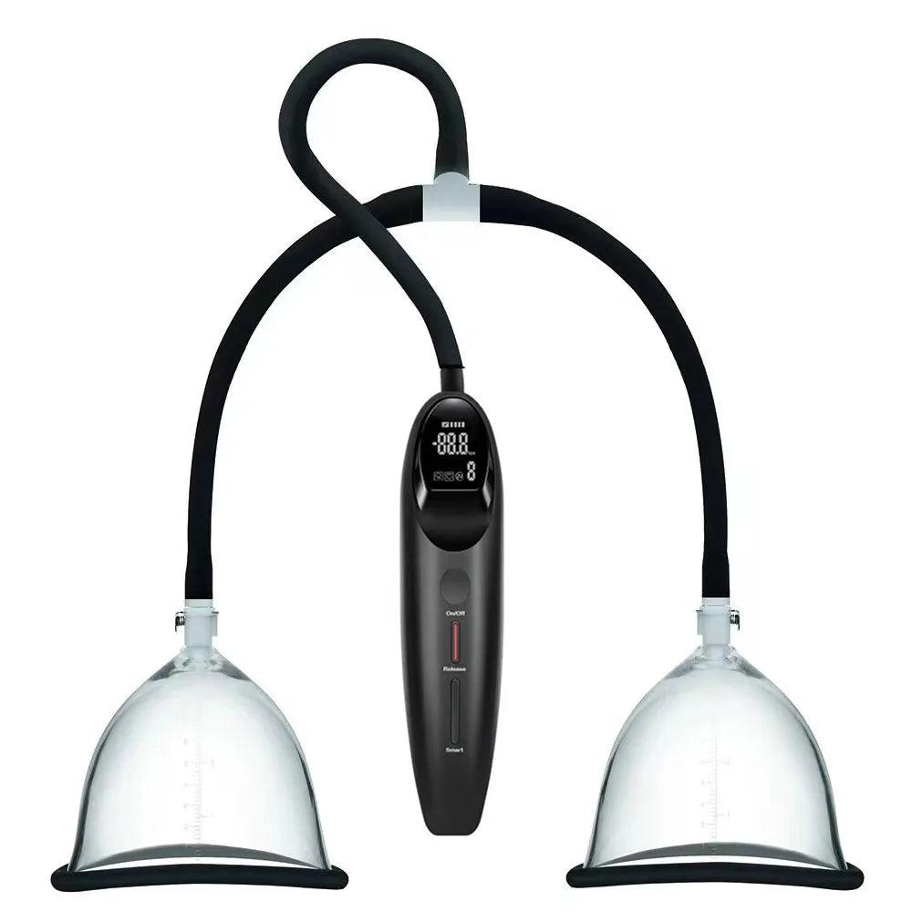 Electric Vacuum Pump with Manual Handle – Penis & Anal Pump with Pressure Gauge - Passion Pulse Adult