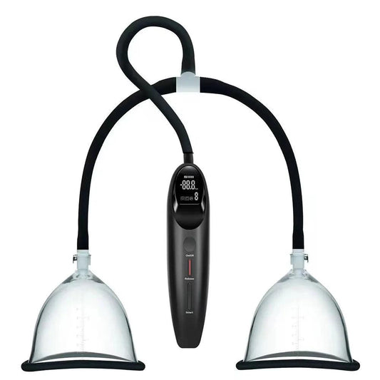 Electric Vacuum Pump with Manual Handle – Penis & Anal Pump with Pressure Gauge - Passion Pulse Adult