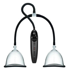 Electric Vacuum Pump with Manual Handle – Penis & Anal Pump with Pressure Gauge - Passion Pulse Adult