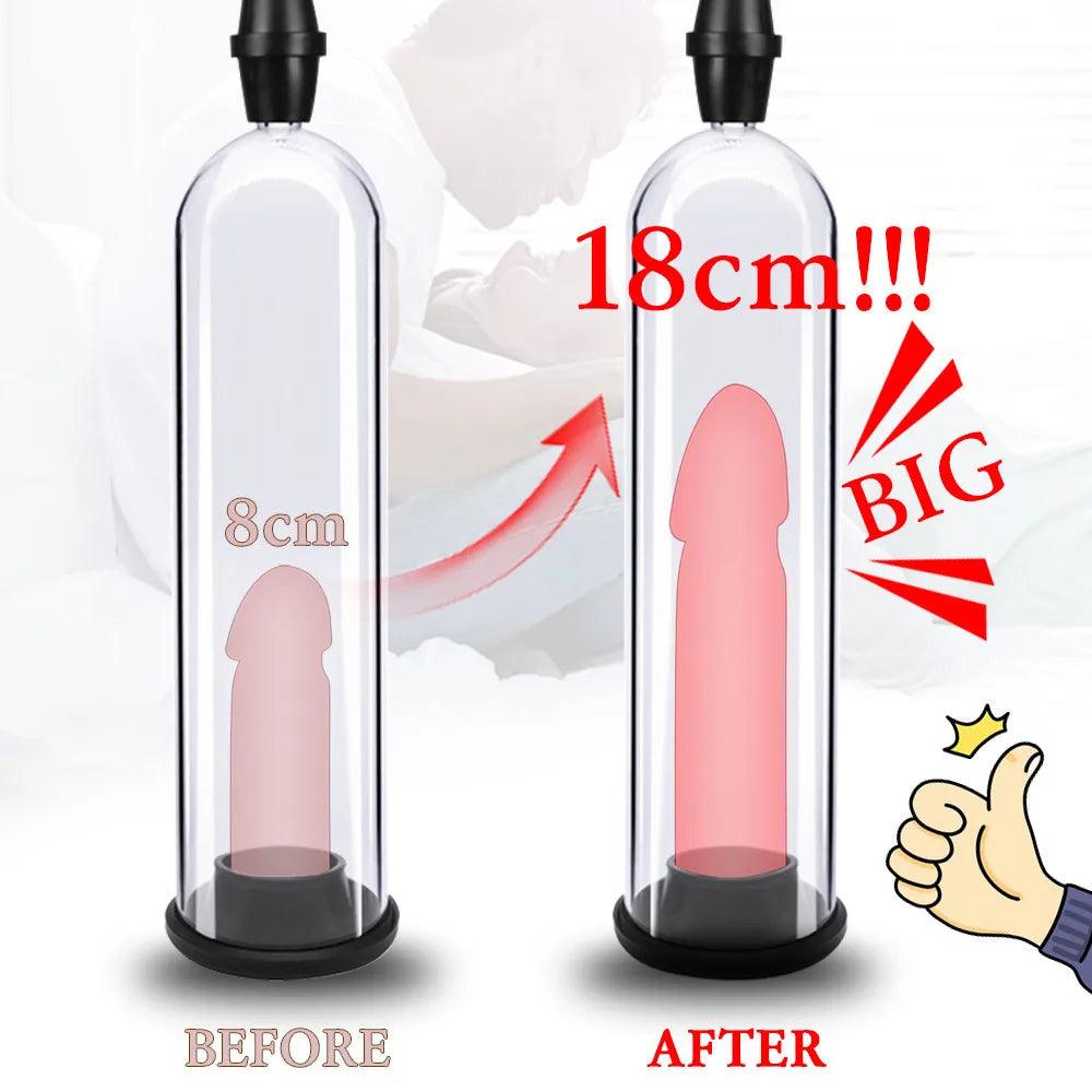 Penis Pump Vacuum – Male Enhancement & Erection Trainer for Men - Passion Pulse Adult