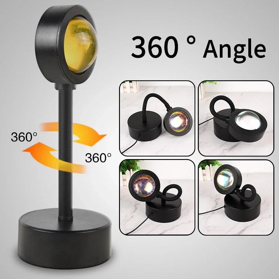 Mini USB Sunset Projector Light – Create Stunning Atmospheres - Passion Pulse Adult