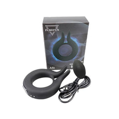 Silicone Penis Ring Vibrator – 10 Modes for Clitoral & Testicle Stimulation - Passion Pulse Adult