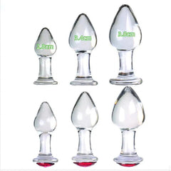 VaHppy Diamond Glass Anal Plugs – Elegant & Body-Safe for Beginners and Beyond - Passion Pulse Adult
